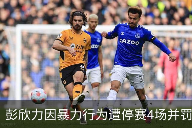 彭欣力因暴力行为遭停赛4场并罚款4万元